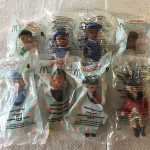Lot Of 8 Vintage 2005 McDonald’s Madame Alexander Dolls Soccer Baseball Mickey